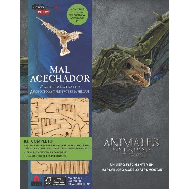 INCREDIBUILDS ANIMALES FANTASTICOS MAL ACECHADOR