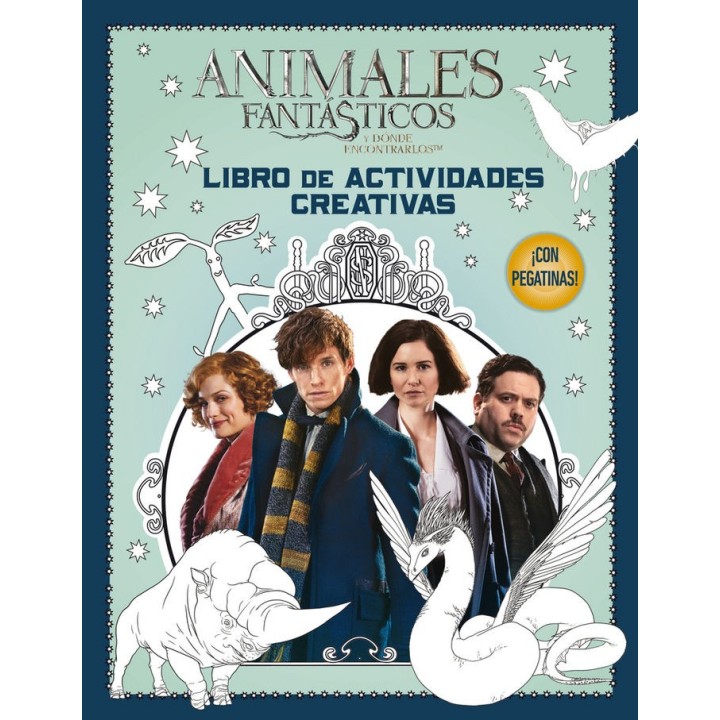 ANIMALES FANTASTICOS LIBRO DE ACTIVIDADES CREATIVAS