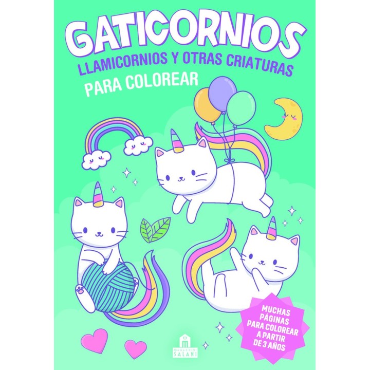 GATICORNIOS LLAMICORNIOS Y OTRAS CRIATURAS PARA COLOREAR