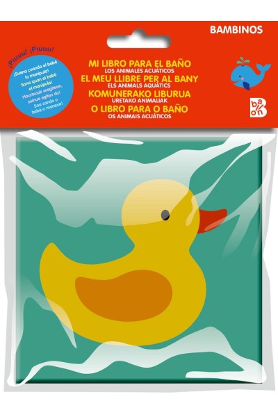 MI LIBRO PARA EL BAÑO ANIMALES ACUATICOS