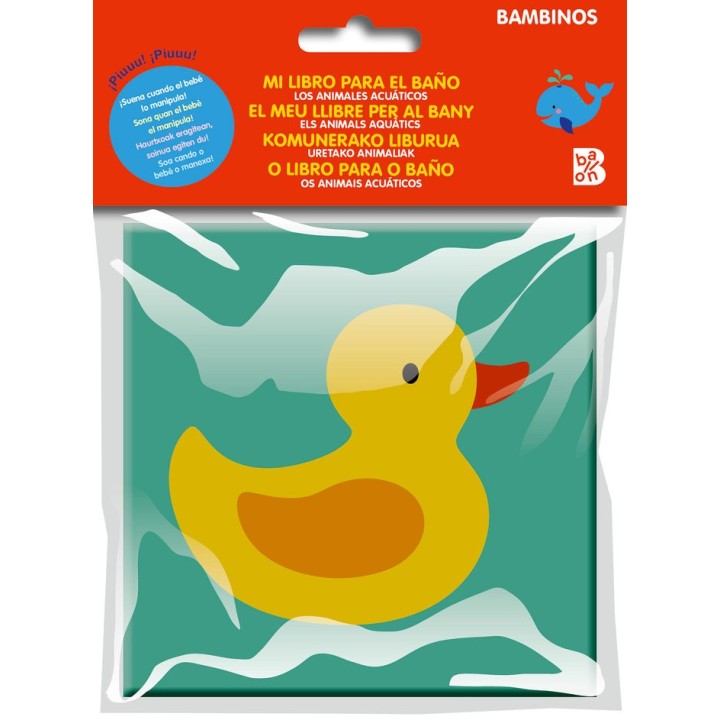 MI LIBRO PARA EL BAÑO ANIMALES ACUATICOS