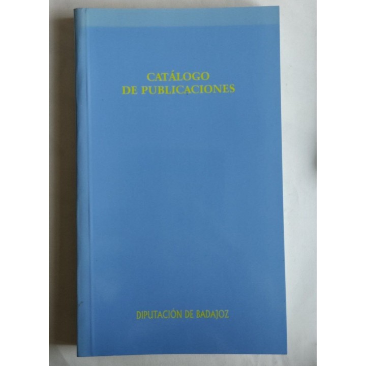 CATÁLOGO DE PUBLICACIONES