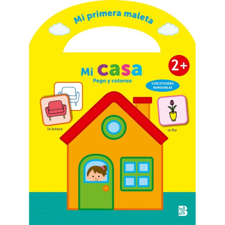 MI PRIMERA MALETA PEGO Y COLOREO MI CASA