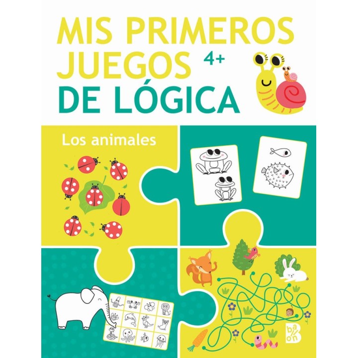 MIS PRIMEROS JUEGOS DE LOGICA +4 LOS ANIMALES
