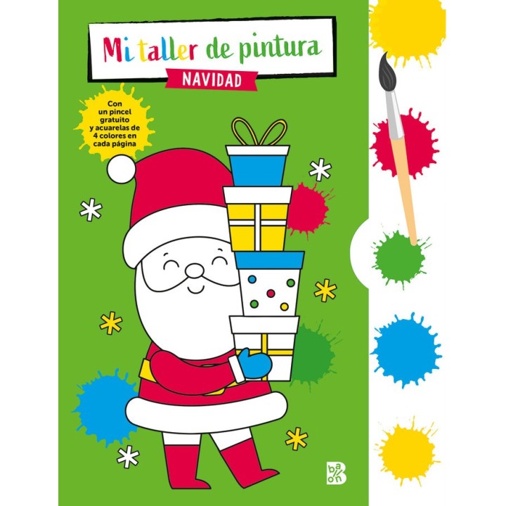 PINCEL Y ACUARELAS NAVIDAD