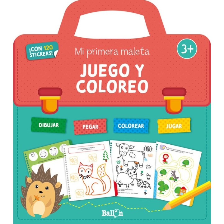 MI PRIMERA MALETA DE ACTIVIDADES JUEGO COLOREO +3