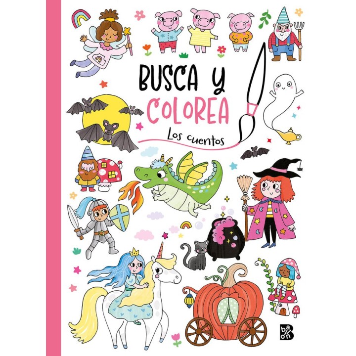 BUSCA Y COLOREA LOS CUENTOS