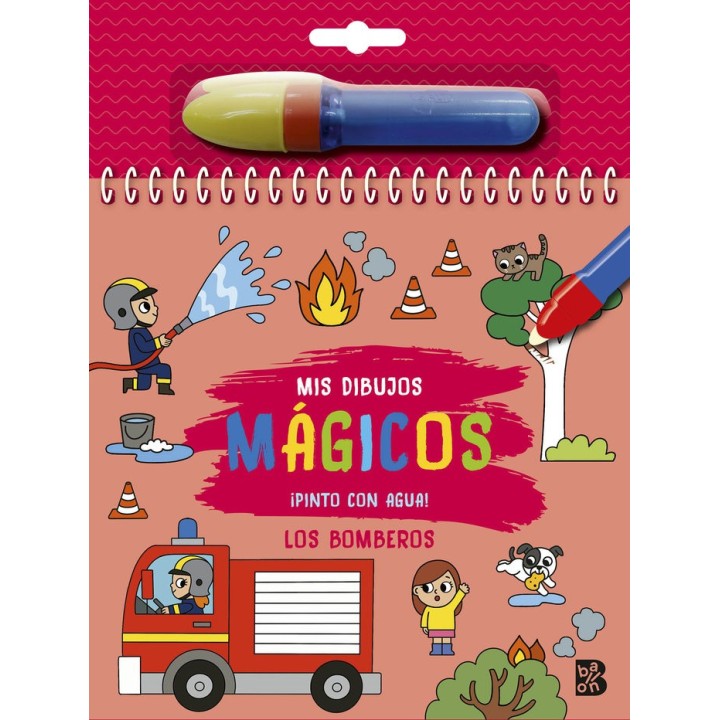 PINTO CON AGUA LOS BOMBEROS