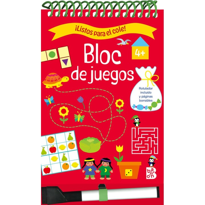LISTOS PARA EL COLE BLOC DE JUEGOS +4