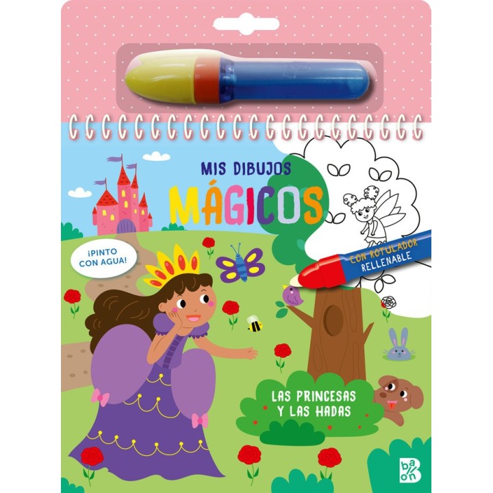 PINTO CON AGUA LAS PRINCESAS Y LAS HADAS