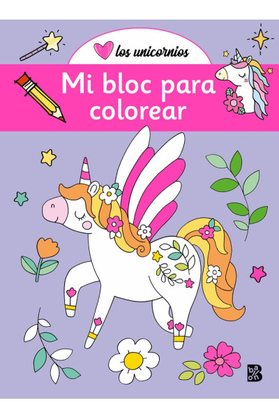 UNICORNIOS MI BLOC PARA COLOREAR