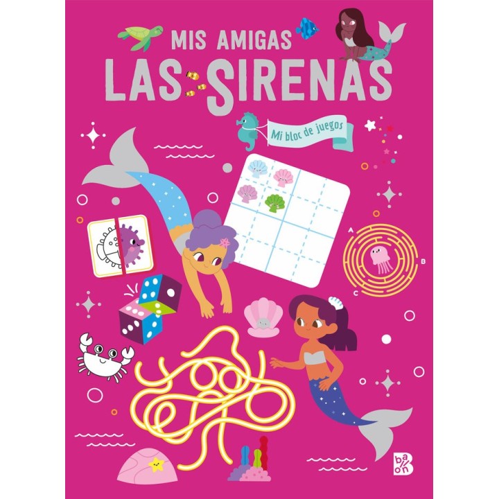 MIS AMIGAS LAS SIRENAS MI BLOC DE JUEGOS