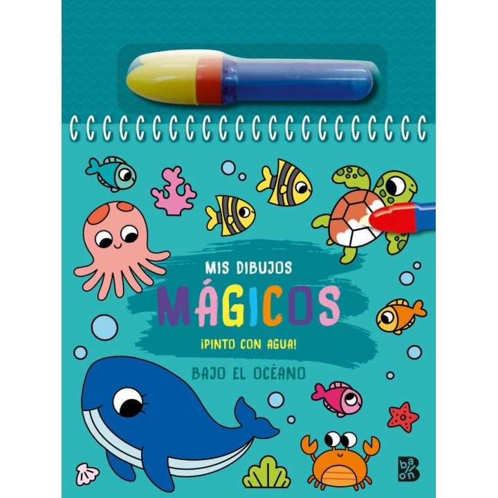 PINTO CON AGUA BAJO EL OCEANO