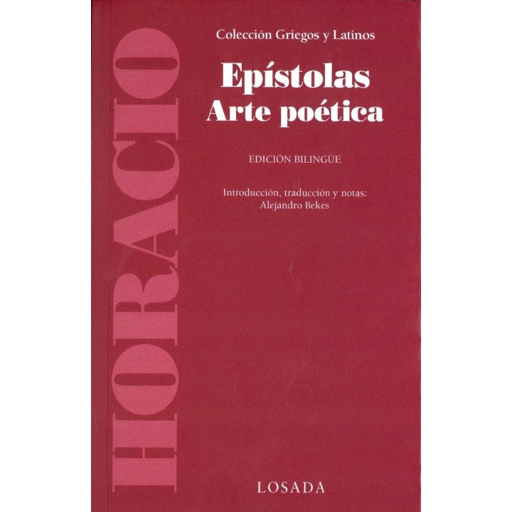 EPISTOLAS ARTE POETICA BILINGUE