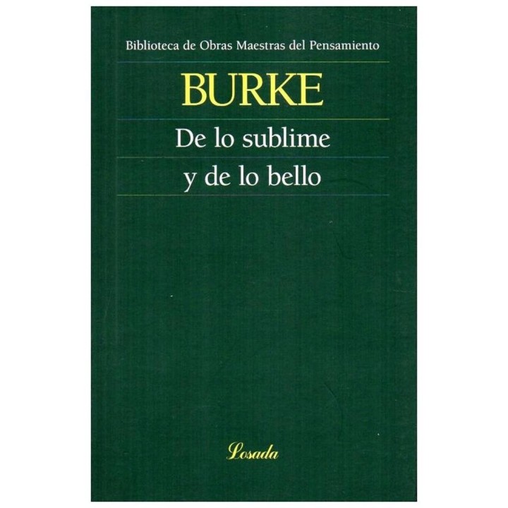 DE LO SUBLIME Y DE LO BELLO