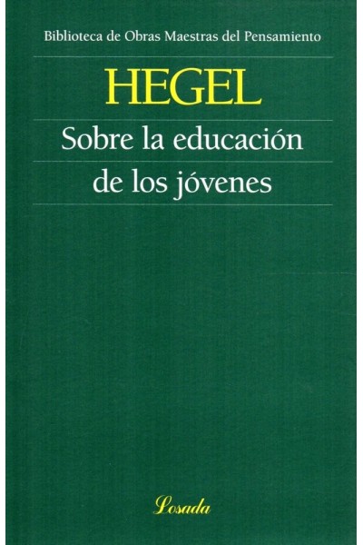 SOBRE LA EDUCACION DE LOS JOVENES
