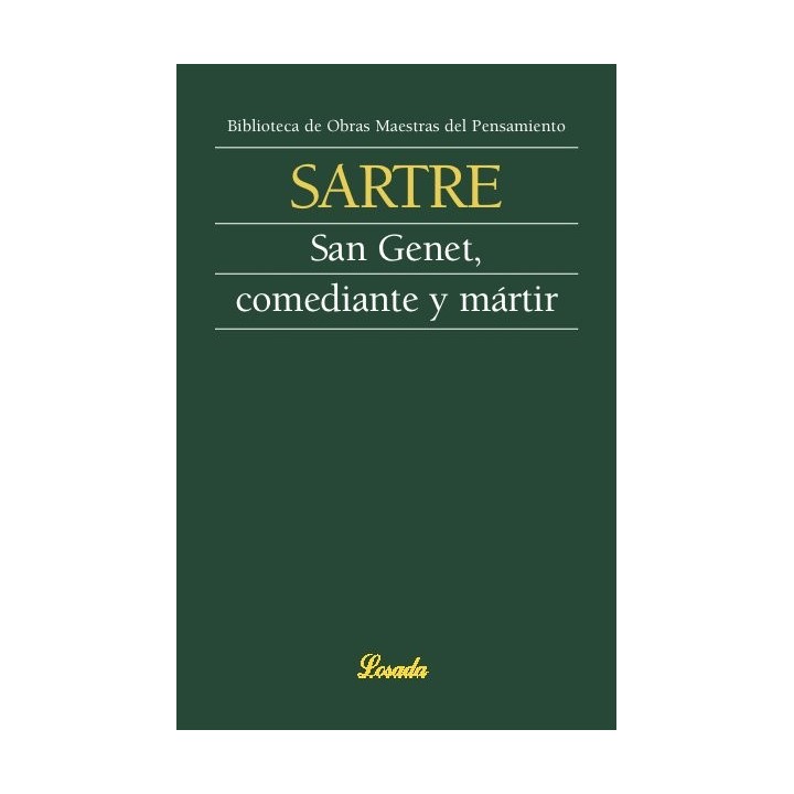 SAN GENET COMEDIANTE Y MARTIR