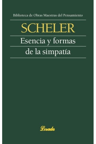 ESENCIA Y FORMAS DE LA SIMPATIA