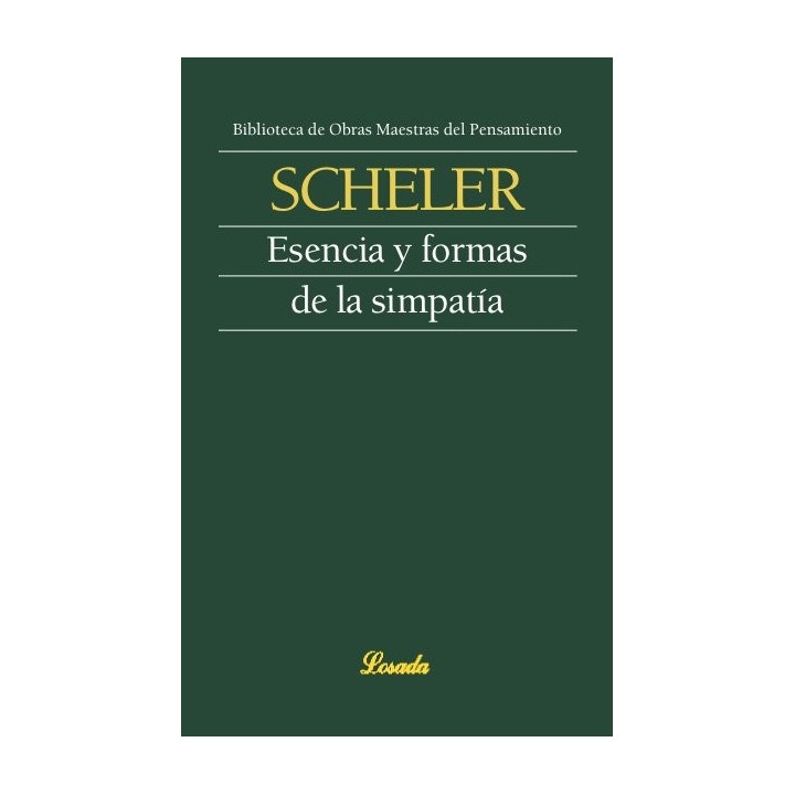 ESENCIA Y FORMAS DE LA SIMPATIA