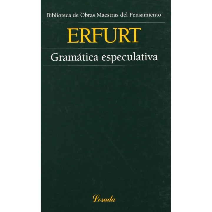 GRAMATICA ESPECULATIVA
