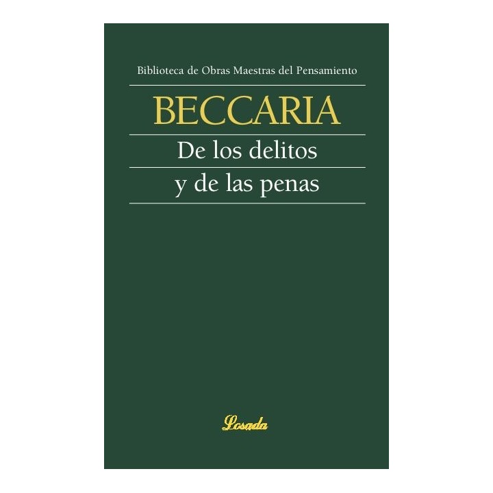 DE LOS DELITOS Y DE LAS PENAS