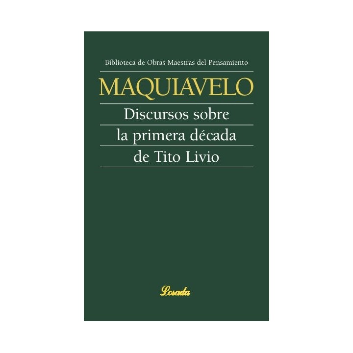 DISCURSOS SOBRE LA PRIMERA DECADA DE TITO LIVIO