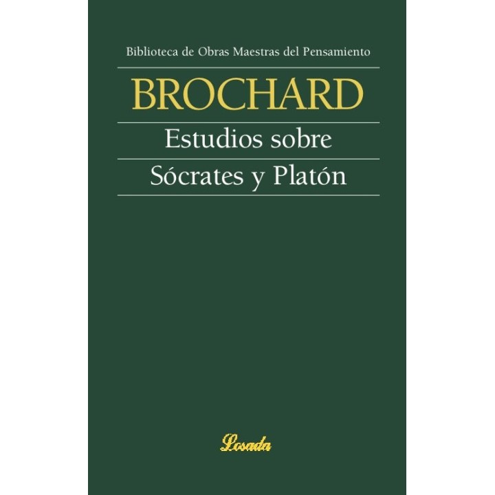 ESTUDIOS SOBRE SOCRATES Y PLATON