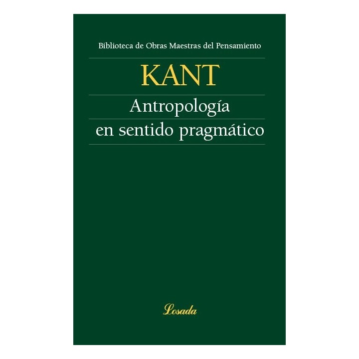 ANTROPOLOGIA EN SENTIDO PRAGMATICO