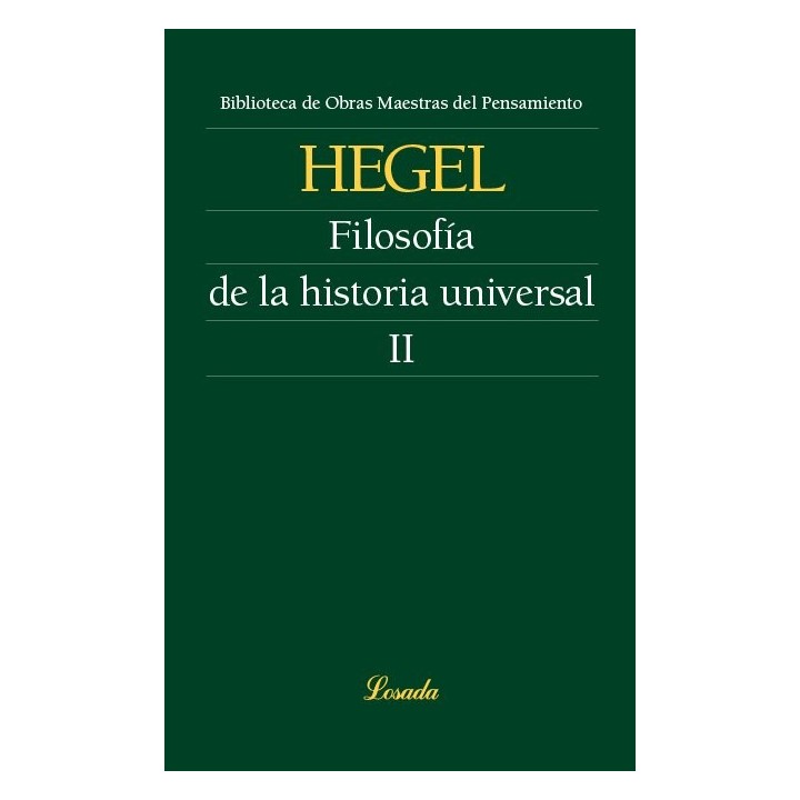 FILOSOFIA DE LA HISTORIA UNIVERSAL II