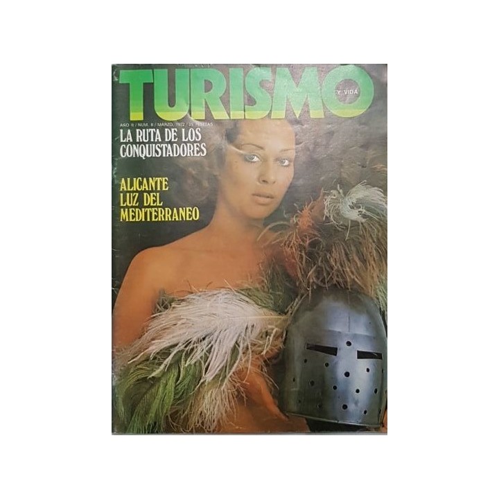 TURISMO: REVISTA MENSUAL DE VIAJES, VACACIONES Y PROMOCIÓN TURISTICA. AÑO II /NÚM 8. / MARZO 1972.