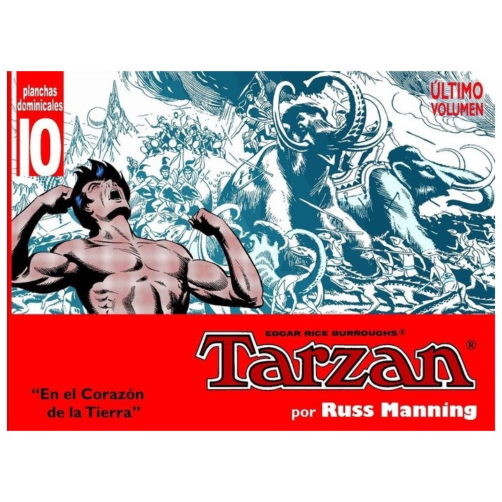 TARZAN PLANCHAS DOMINICALES 10 EN EL CORAZON DE LA TIERRA