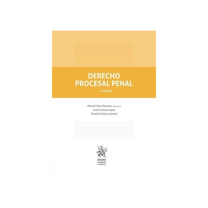 DERECHO PROCESAL PENAL 2ª EDICION
