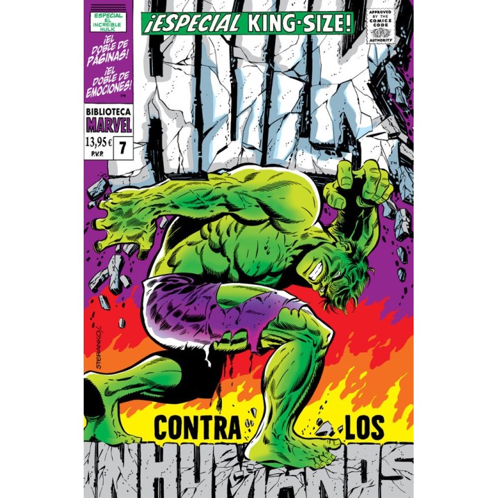 EL INCREIBLE HULK 7 1968-69 CONTRA LOS INHUMANOS