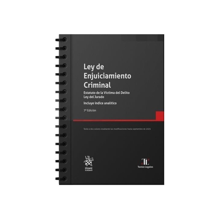 LEY DE ENJUICIAMIENTO CRIMINAL ESTATUTO VICTIMA DEL 7ª ED