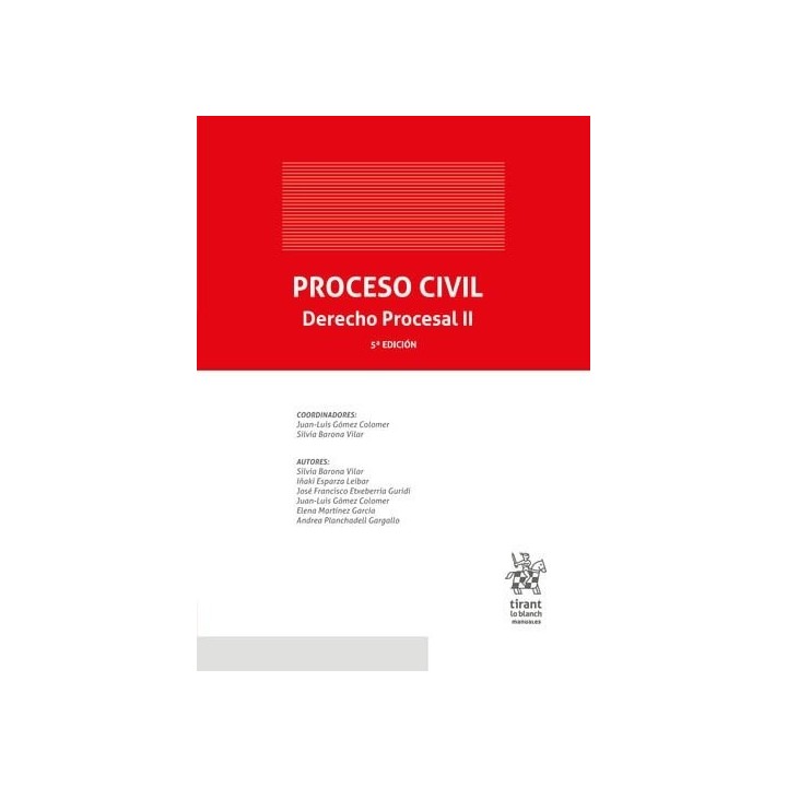 DERECHO CIVIL DERECHO PROCESAL II 5ª EDICION