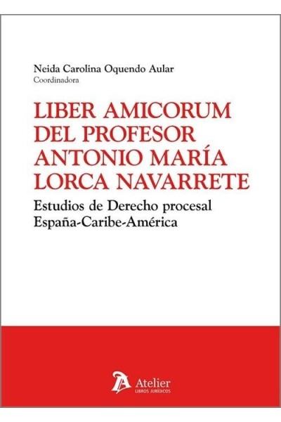 LIBER AMICORUM DEL PROFESOR ANTONIO MARIA LORCA NAVARRETE
