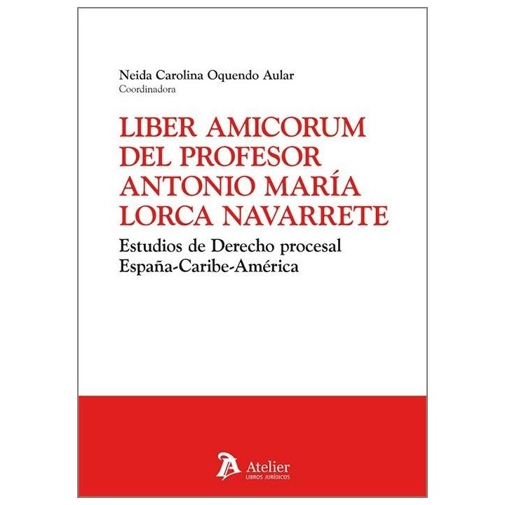 LIBER AMICORUM DEL PROFESOR ANTONIO MARIA LORCA NAVARRETE