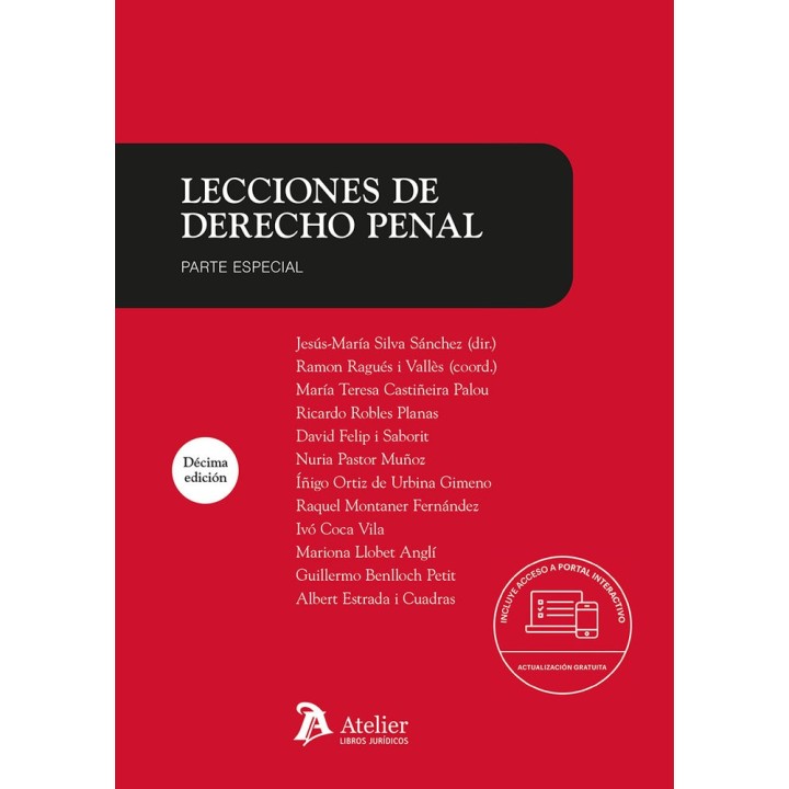 LECCIONES DE DERECHO PENAL PARTE ESPECIAL 10 EDICION