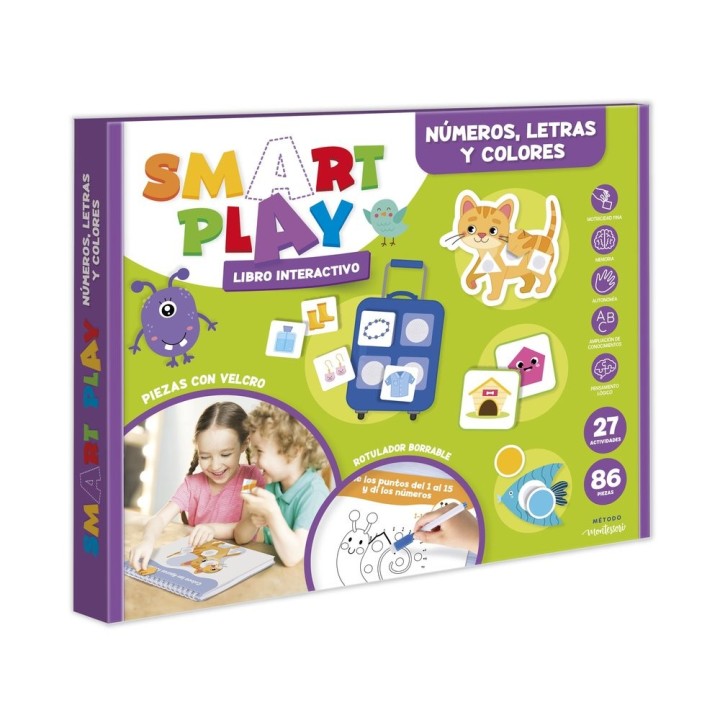 SMART PLAY NUMEROS LETRAS Y COLORES