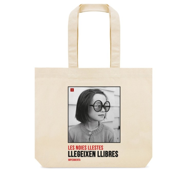 BOSSA DE TELA LES NOIES LLESTES LLEGEIXEN LLIBRES