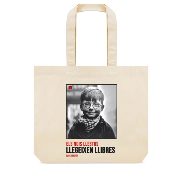 BOSSA DE TELA ELS NOIS LLESTOS LLEGEIXEN LLIBRES