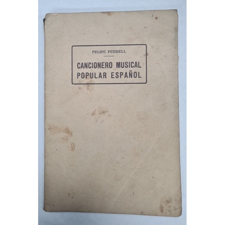 Cancionero musical popular español. Tomo III