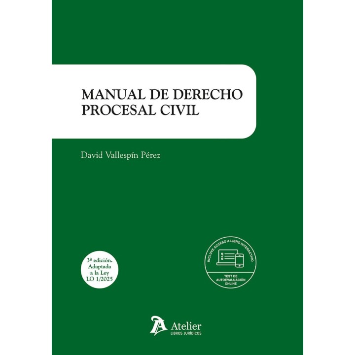 MANUAL DE DERECHO PROCESAL CIVIL 3ª ED
