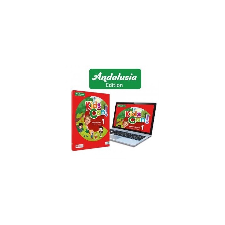 Kids can! andalucia 1 pupil s book: libro de texto de ingles impreso con accesokids can! andalucia