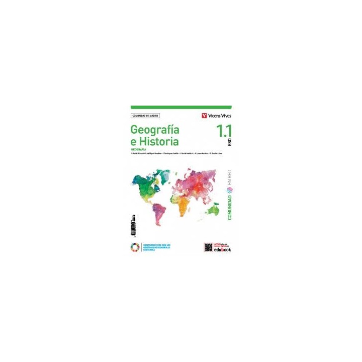 Geografia e historia 1 (1.1-1.2plusseparatas) comunidad de madrid (comunidad en rede.s.o..1er cursocomunidad en red