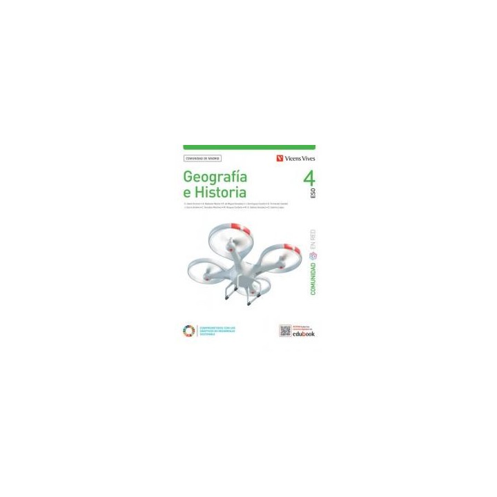 Geografia e historia 4 plus separata. comunidad de madrid. (comunidad en red)e.s.o..4ocursocomunidad en red