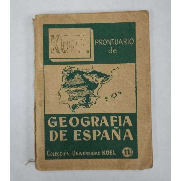Prontuario de geografia de España