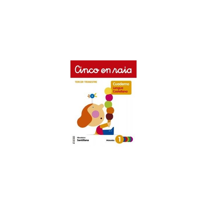 Cinco en raia caderno lingua1 primaria 3 trimprimaria.1er curso