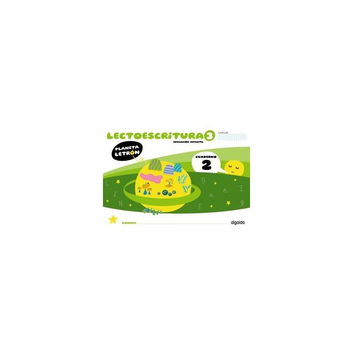 Planeta letron. lectoescritura. nivel 3. cuaderno 2. cuadriculainfantil.3er cursoplaneta letron