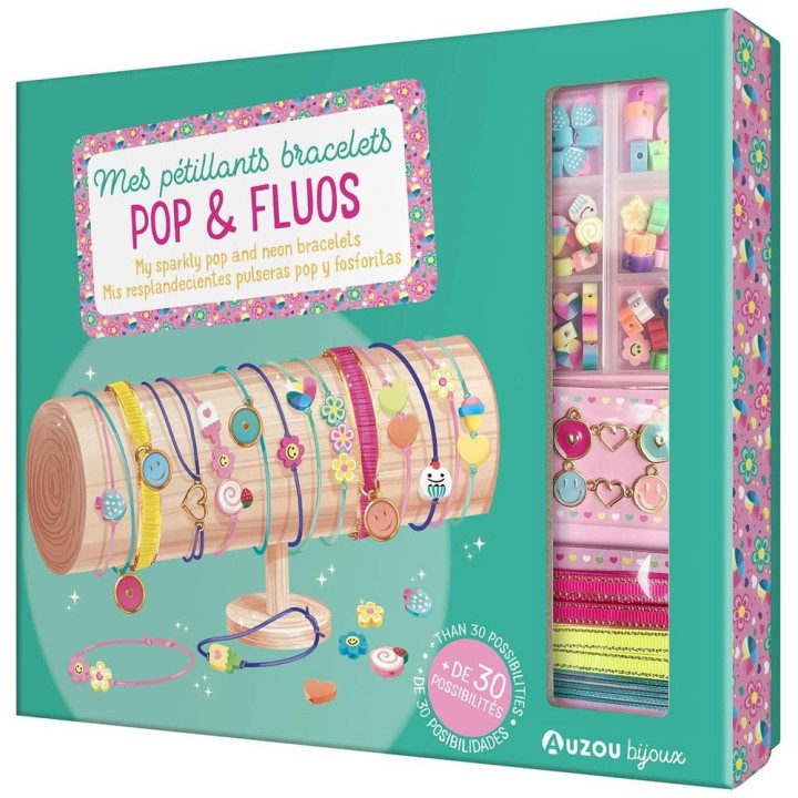 MIS RESPLANDECIENTES PULSERAS POP Y FOSFORITAS